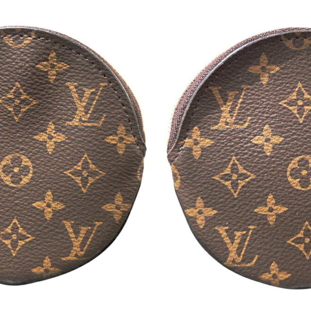 LOUIS VUITTON Authentic Brown Monogram Pochette Pouch - Picture 9 of 15